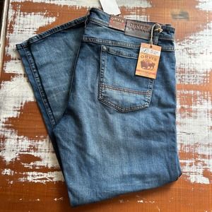 NWT Men’s Orvis 5 pocket denim stretch Jeans Antique Wash 44 x 30 Ret $98